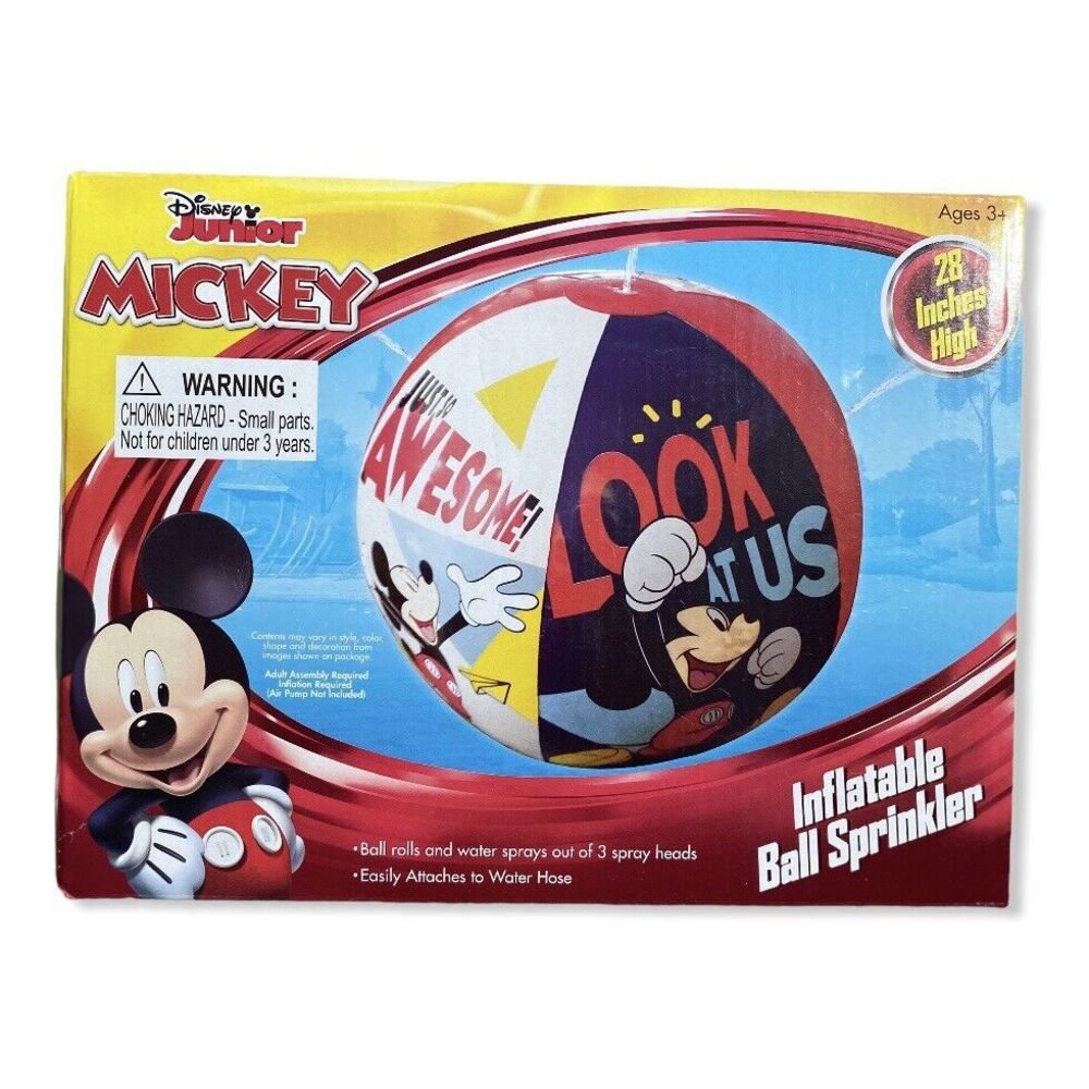 Mickey Mouse Giant Beach Ball Outdoor Sprinkler